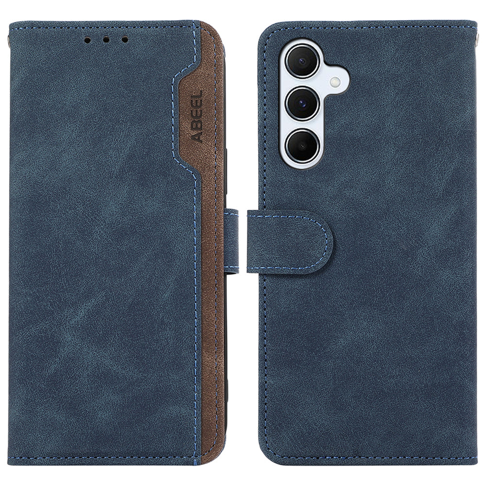 ABEEL For Samsung Galaxy A15 5G Shockproof Phone Case PU Leather RFID Blocking Wallet Cover ABEEL For Samsung Galaxy A15 5G Shockproof Phone Case PU Leather RFID Blocking Wallet Cover